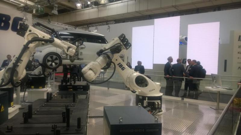 Hannovermesse Roboter Kuka