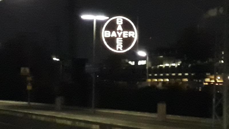 Hauptwerk von Bayer in Leverkusen.