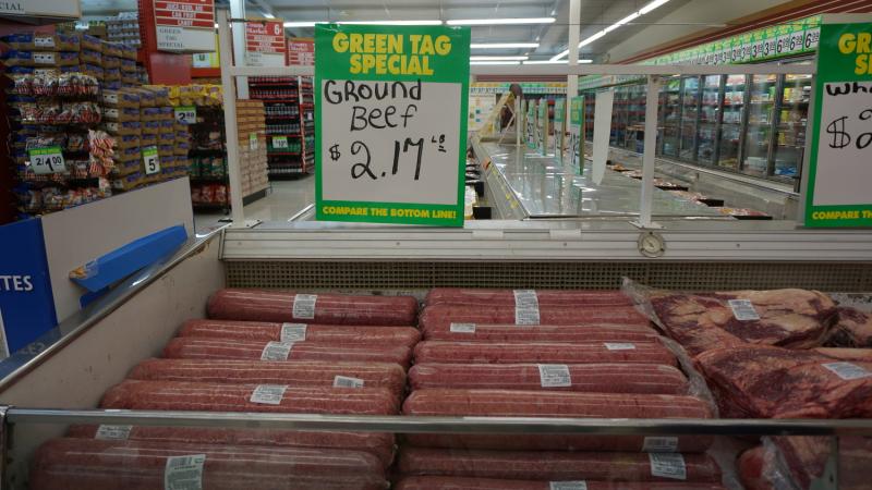 Fleischtheke in US-Supermarkt