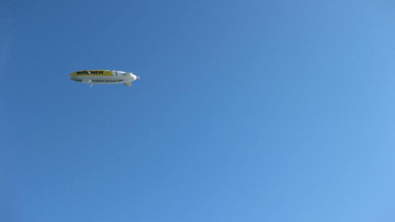 Zeppelin über dem Bodensee